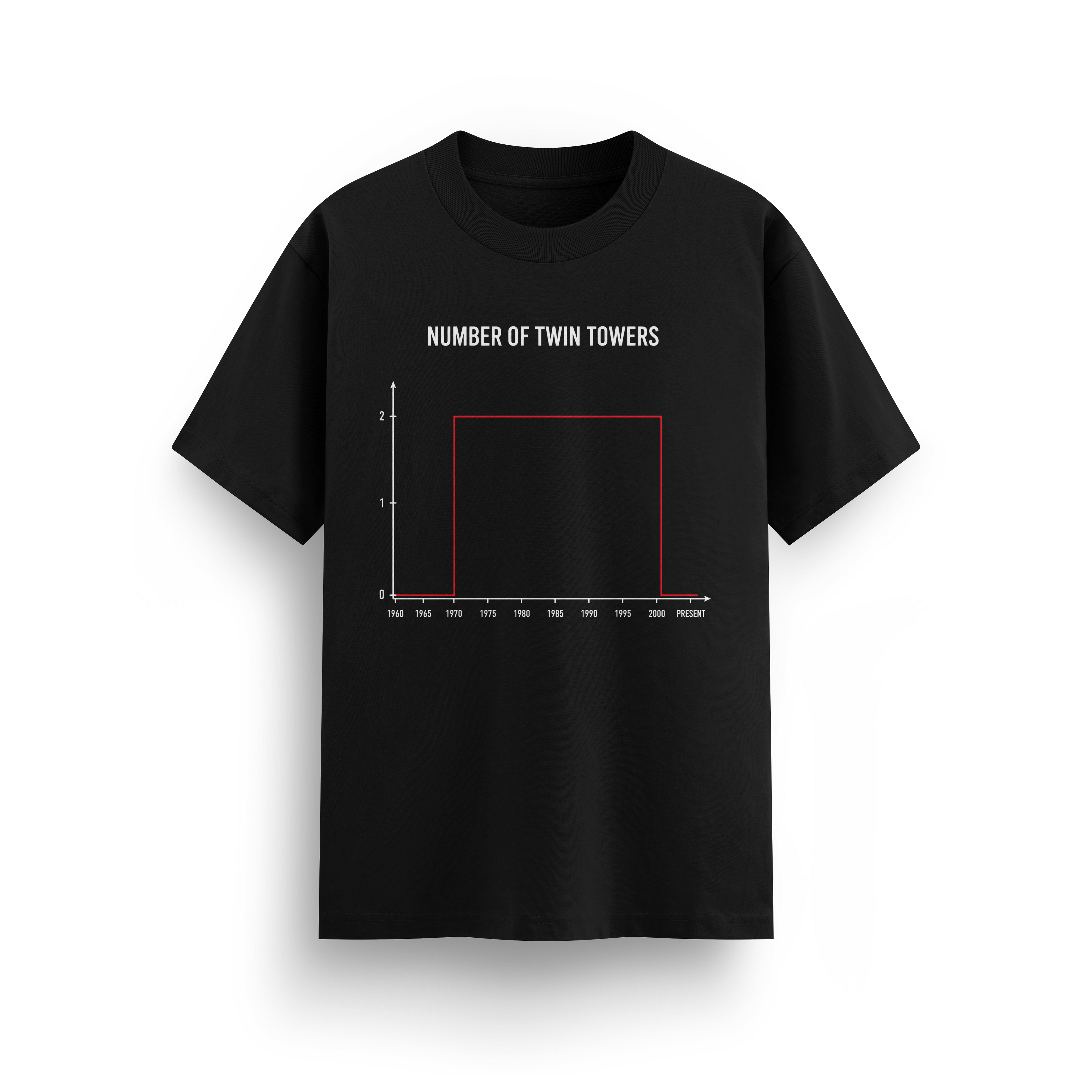 TWIN TOWER GRAPH T-SHIRT