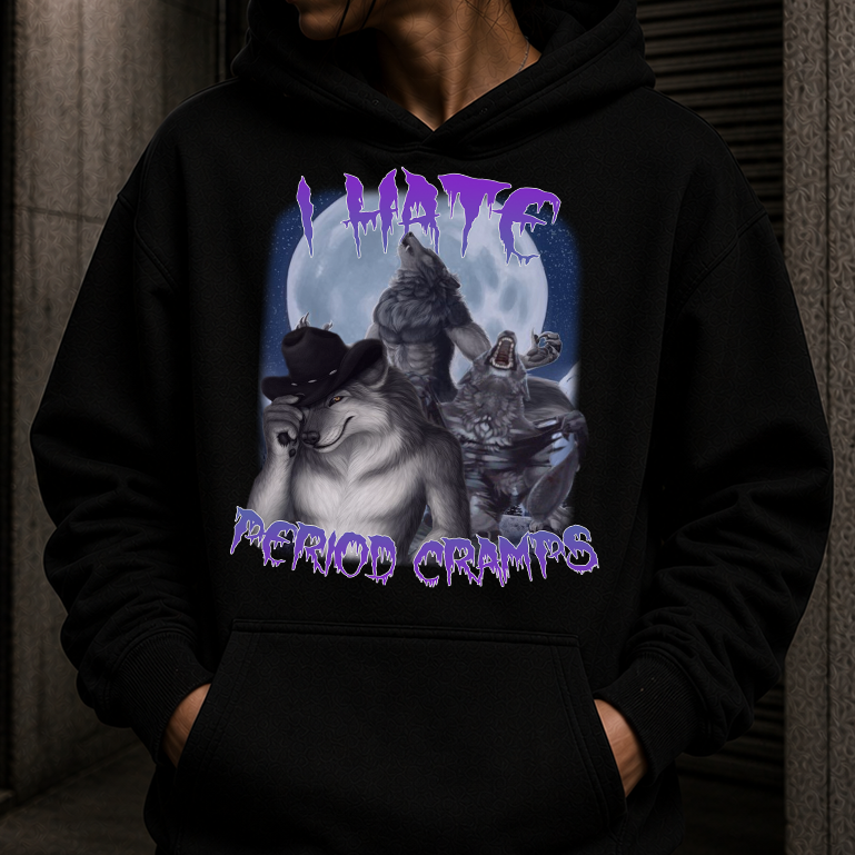 PERIOD CRAMPS HATER HOODIE