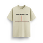 JAPAN TEMPERATURE GRAPH T-SHIRT