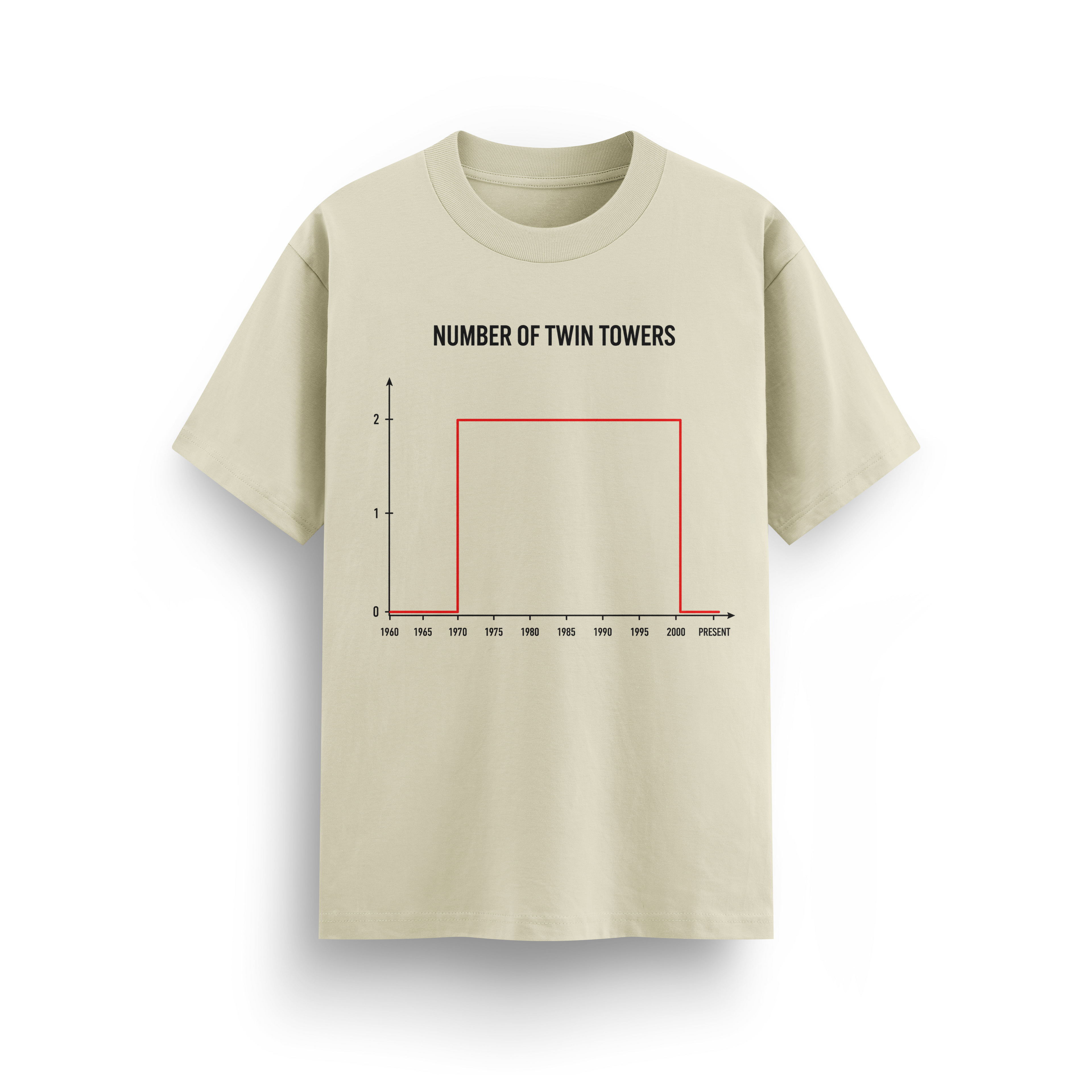 TWIN TOWER GRAPH T-SHIRT