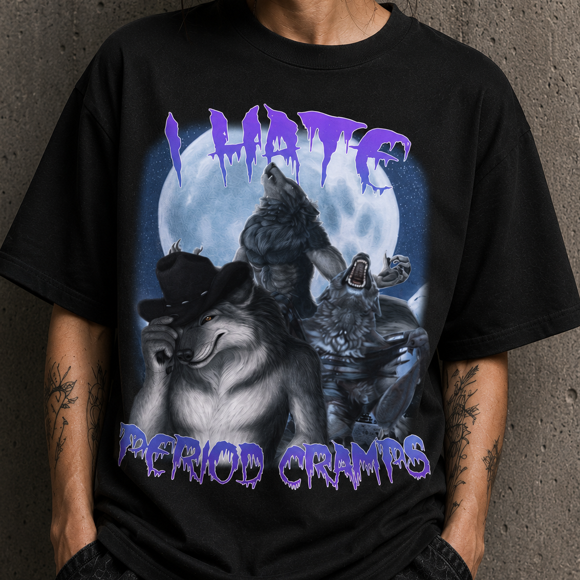 PERIOD CRAMPS HATER T-SHIRT