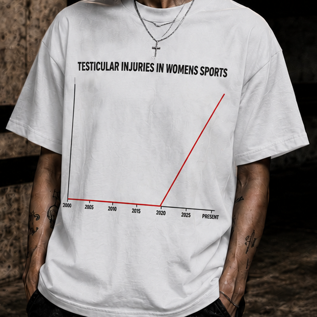 TESTICLE INJURIES GRAPH T-SHIRT