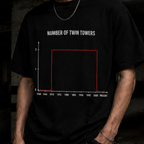 TWIN TOWER GRAPH T-SHIRT