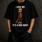 I BITE MY TUNG T-SHIRT
