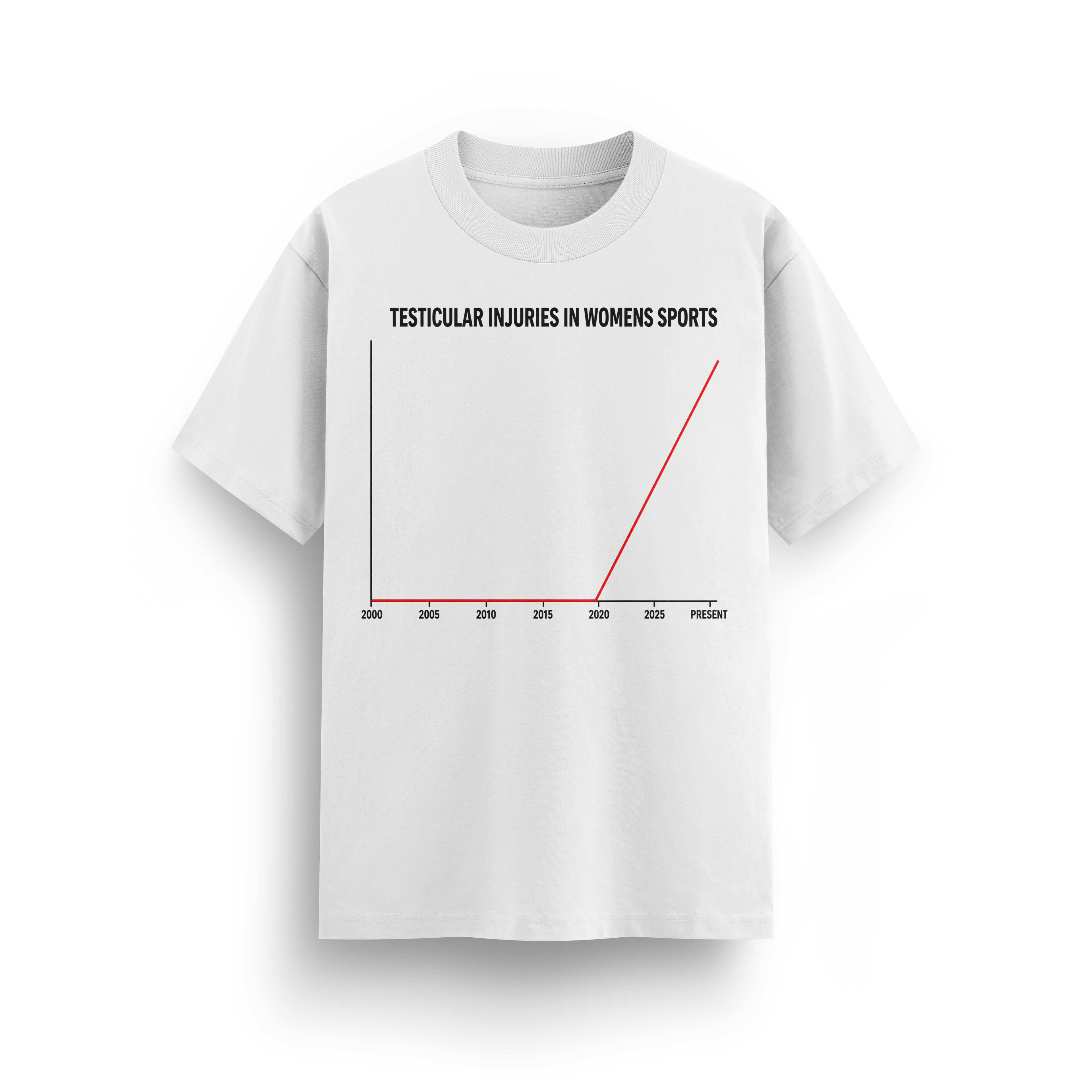 TESTICLE INJURIES GRAPH T-SHIRT