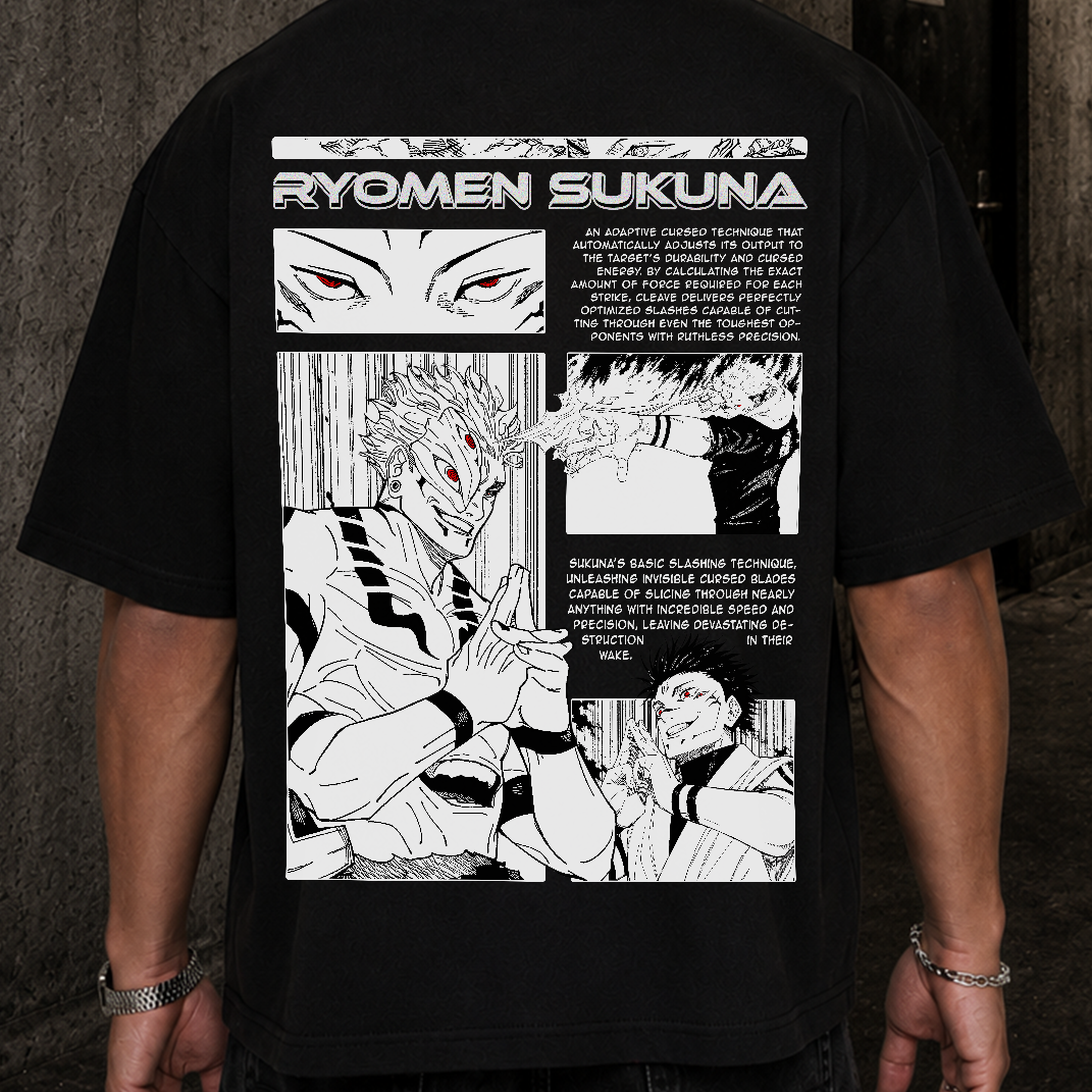 SUKUNA PANEL T-SHIRT