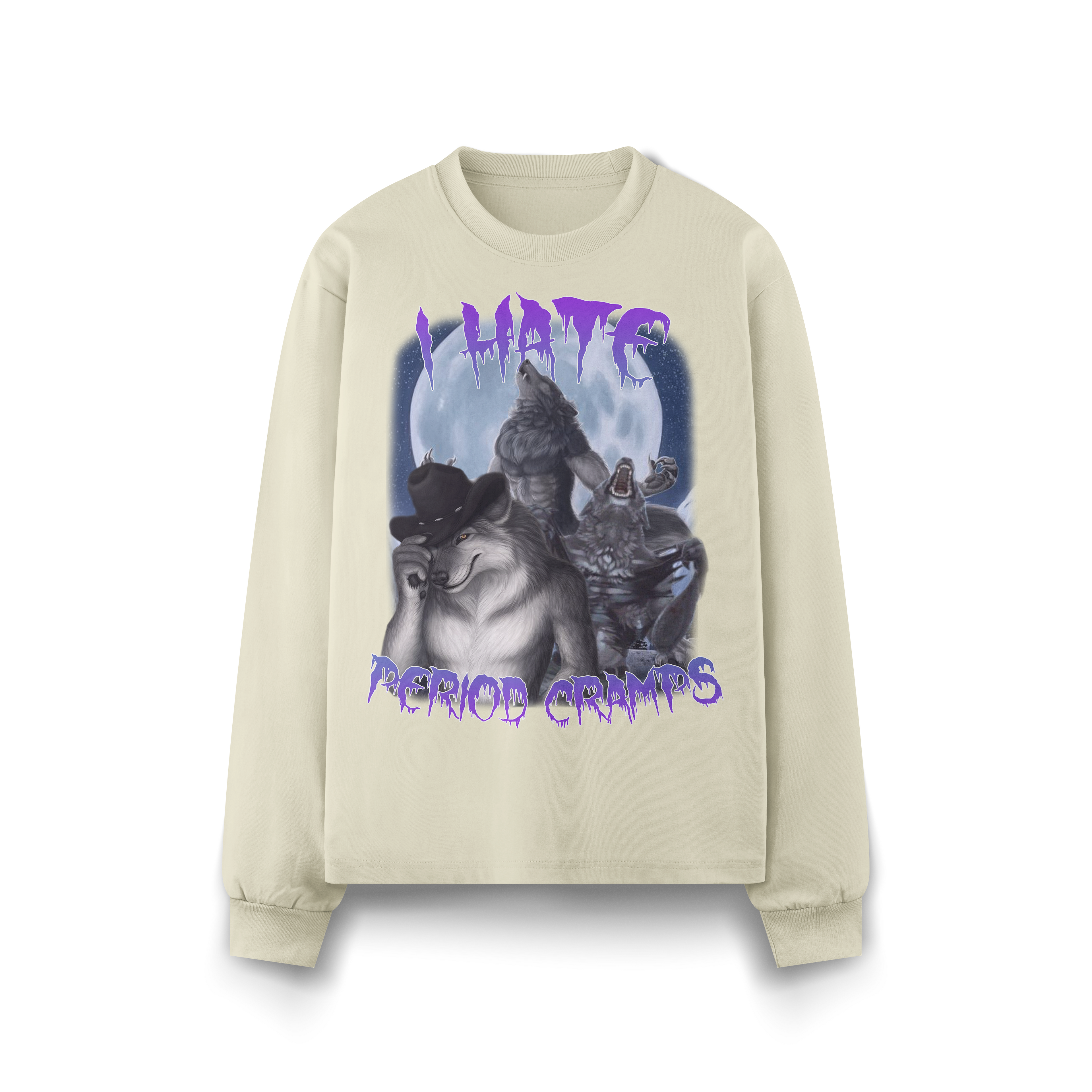 PERIOD CRAMPS HATER SWEATER