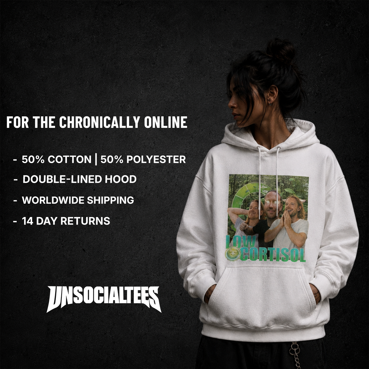 LOW LOW CORTISOL HOODIE