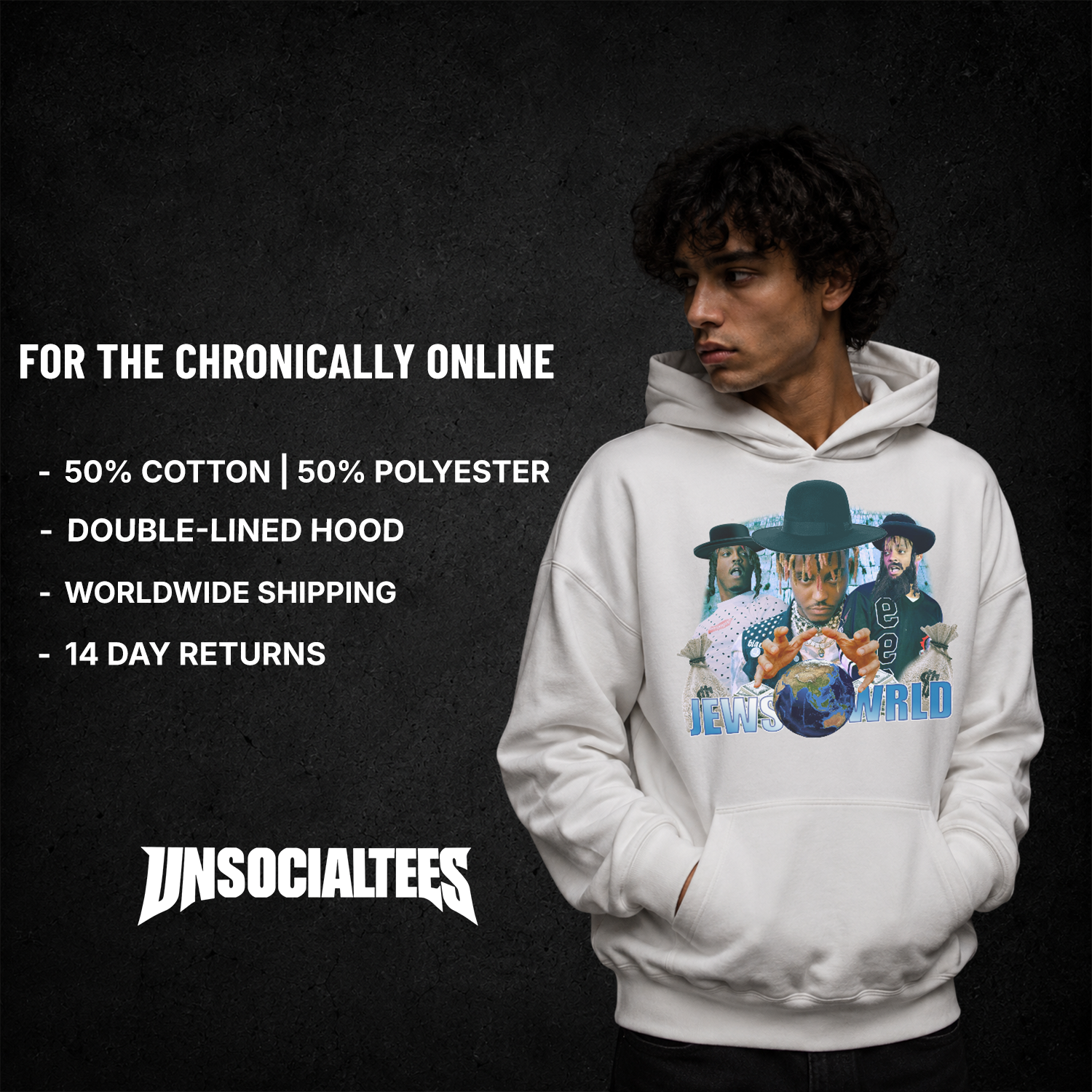 JEWS WRLD HOODIE