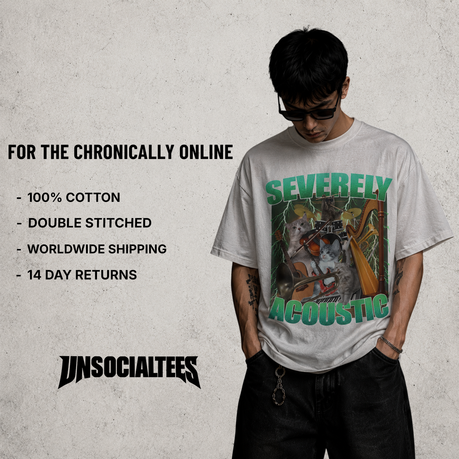 SEVERELY ACOUSTIC T-SHIRT