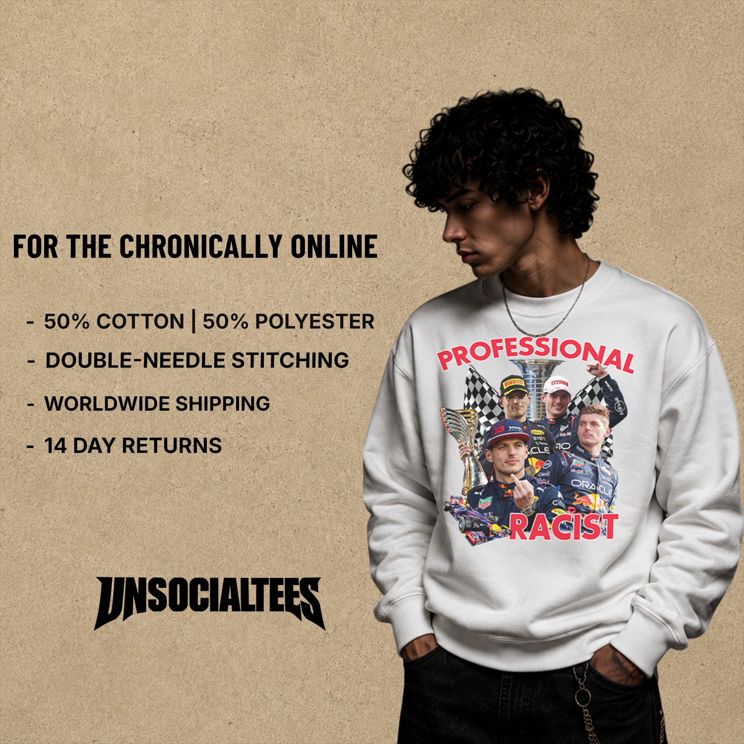 PROFESSIONAL RACIST SWEATER