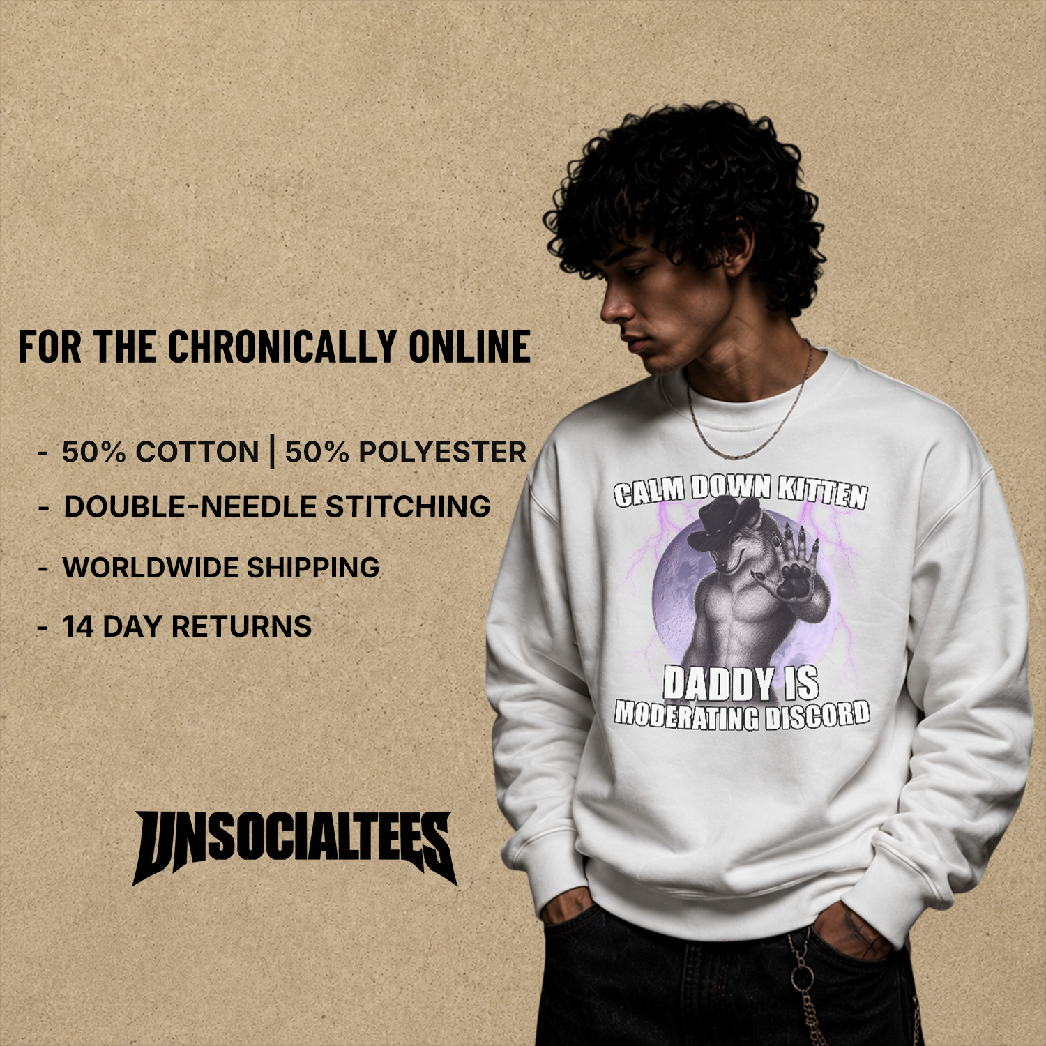 DISCORD MODERATOR SWEATER