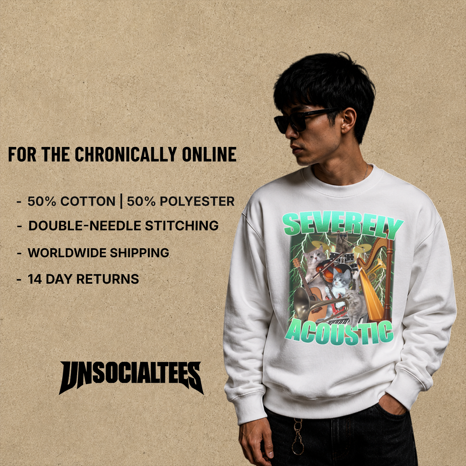 SEVERELY ACOUSTIC SWEATER