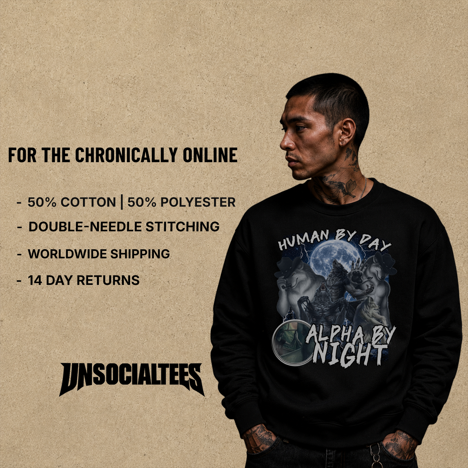 ALPHA BY NIGHT SWEATER