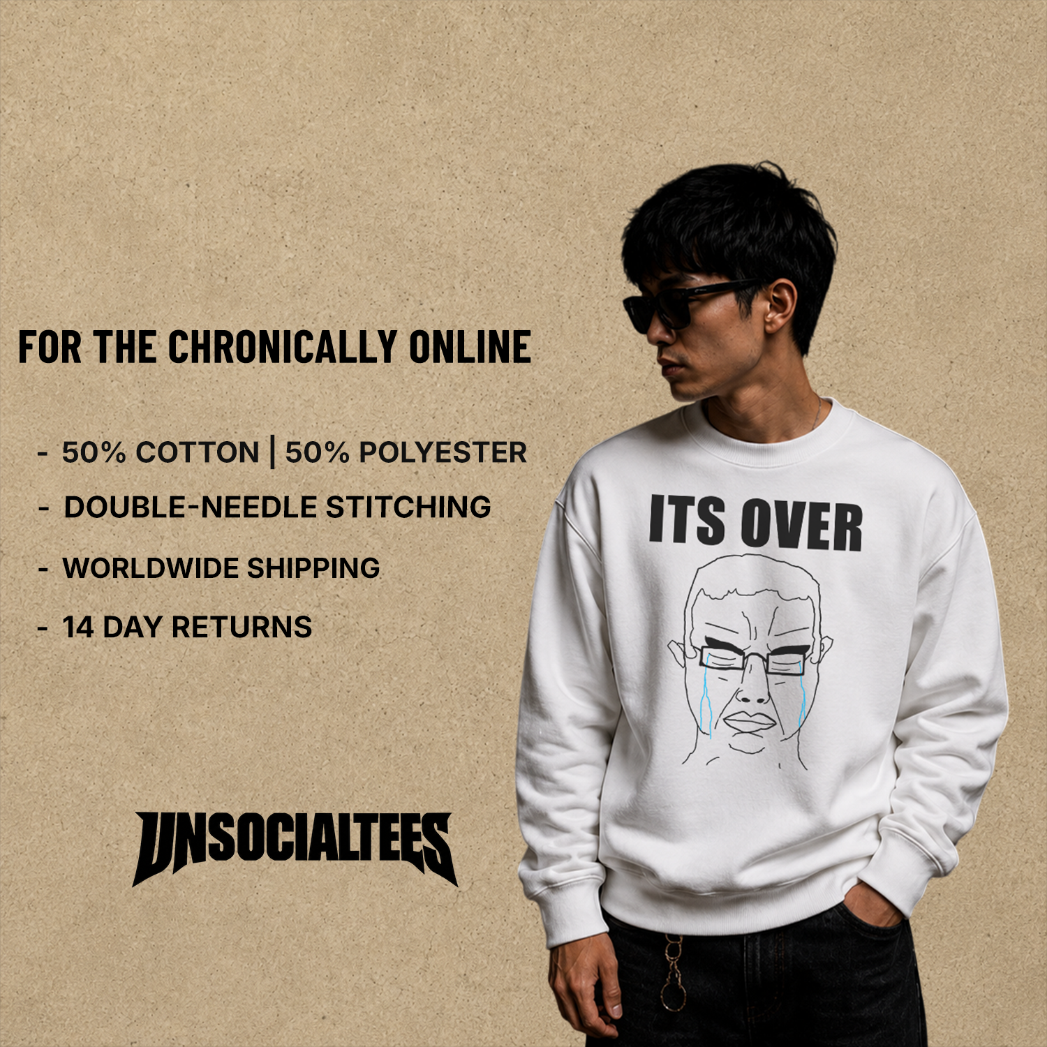 ITS OVER SWEATER
