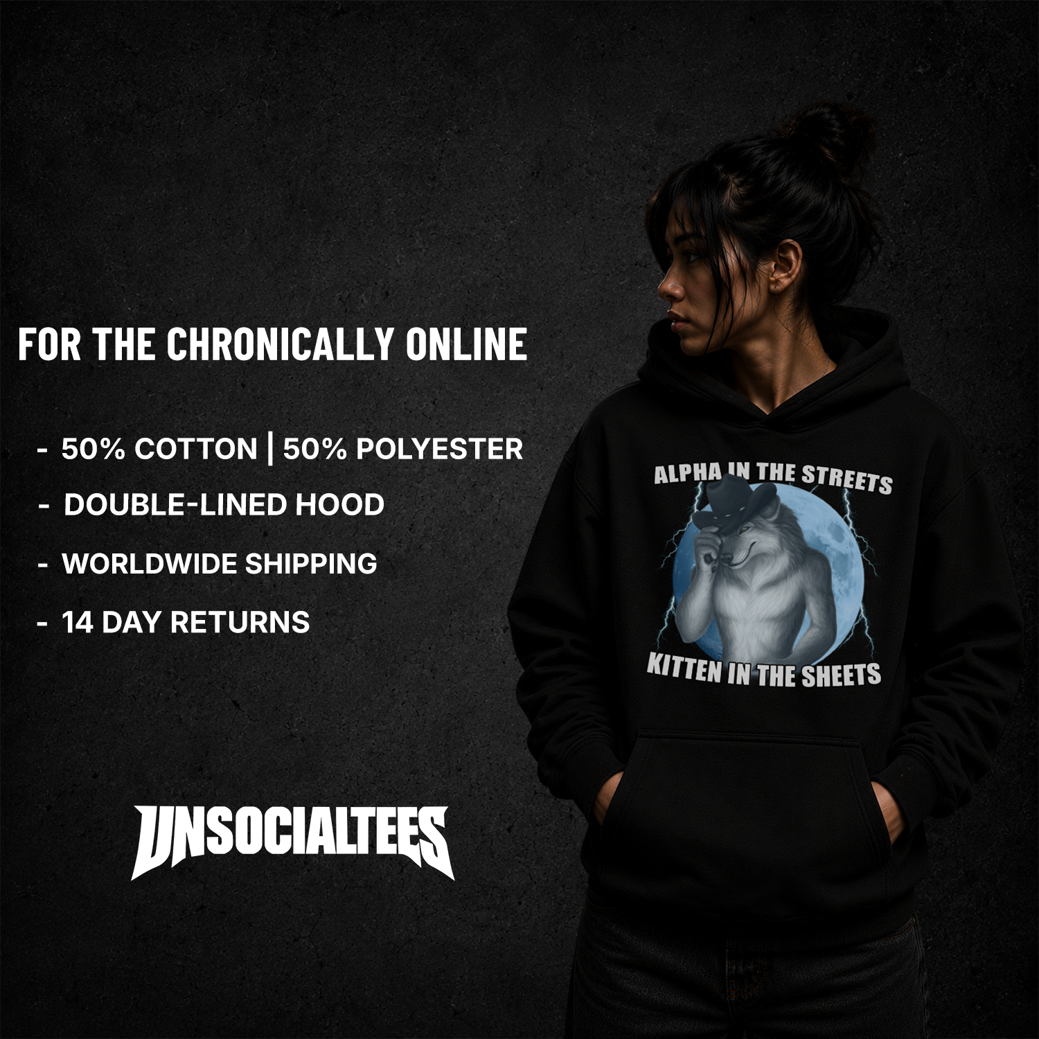 ALPHA IN THE STREETS HOODIE