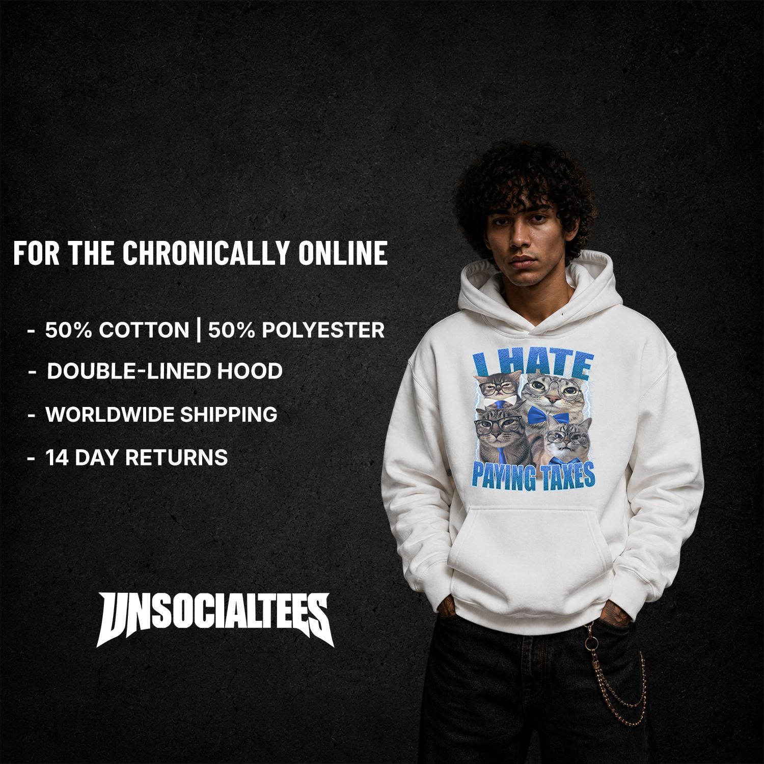 I HATE PAYING TAXES HOODIE