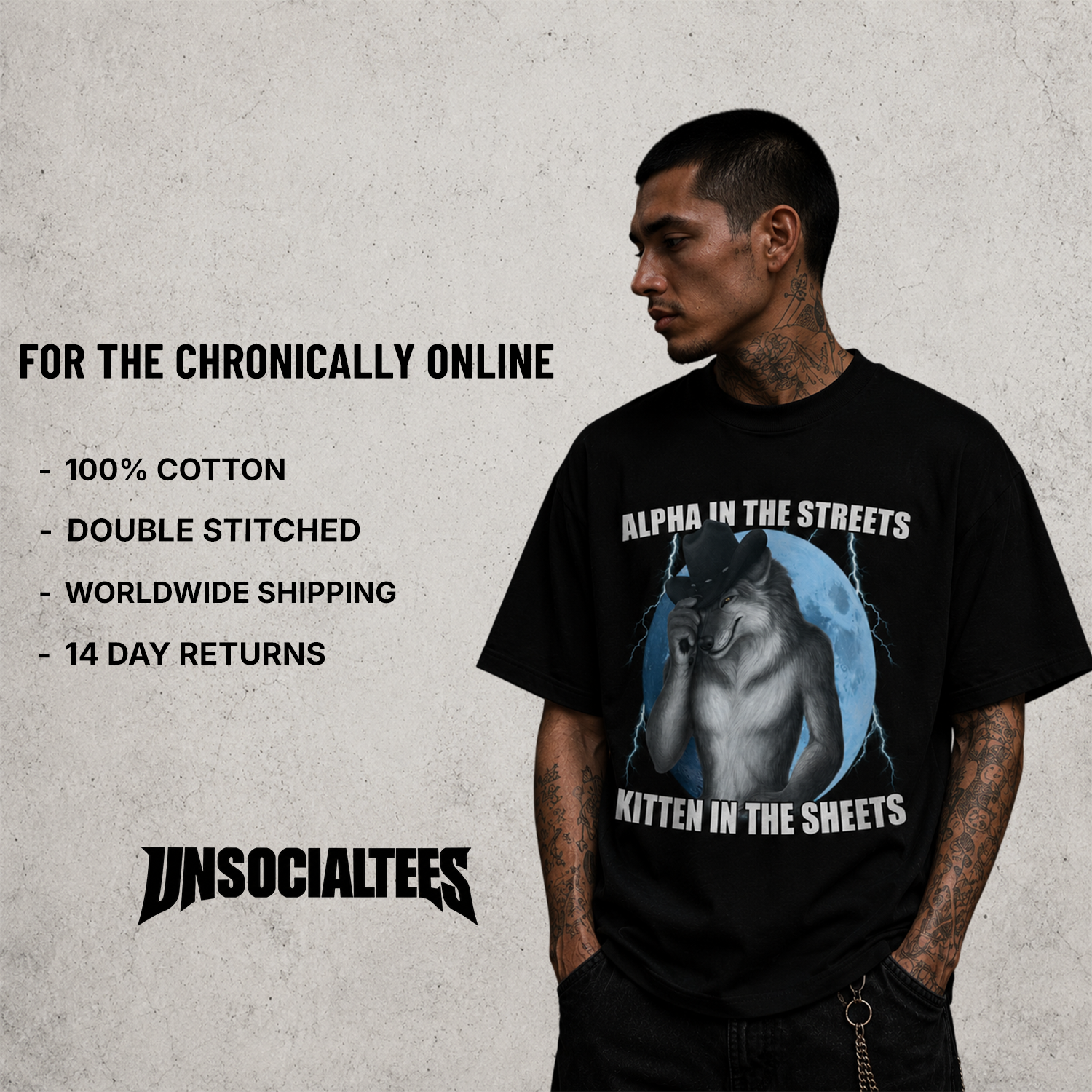 ALPHA IN THE STREETS T-SHIRT