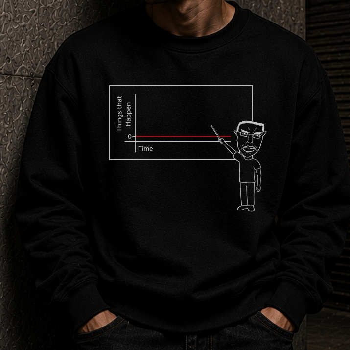NOTHING EVER HAPPENS SWEATER