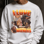 I LOVE WIENERS SWEATER