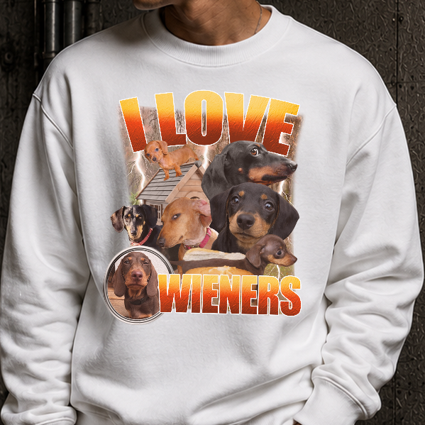 I LOVE WIENERS SWEATER