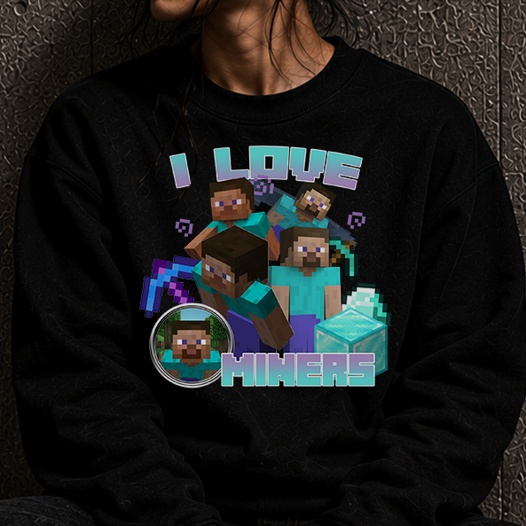 I LOVE MINERS SWEATER