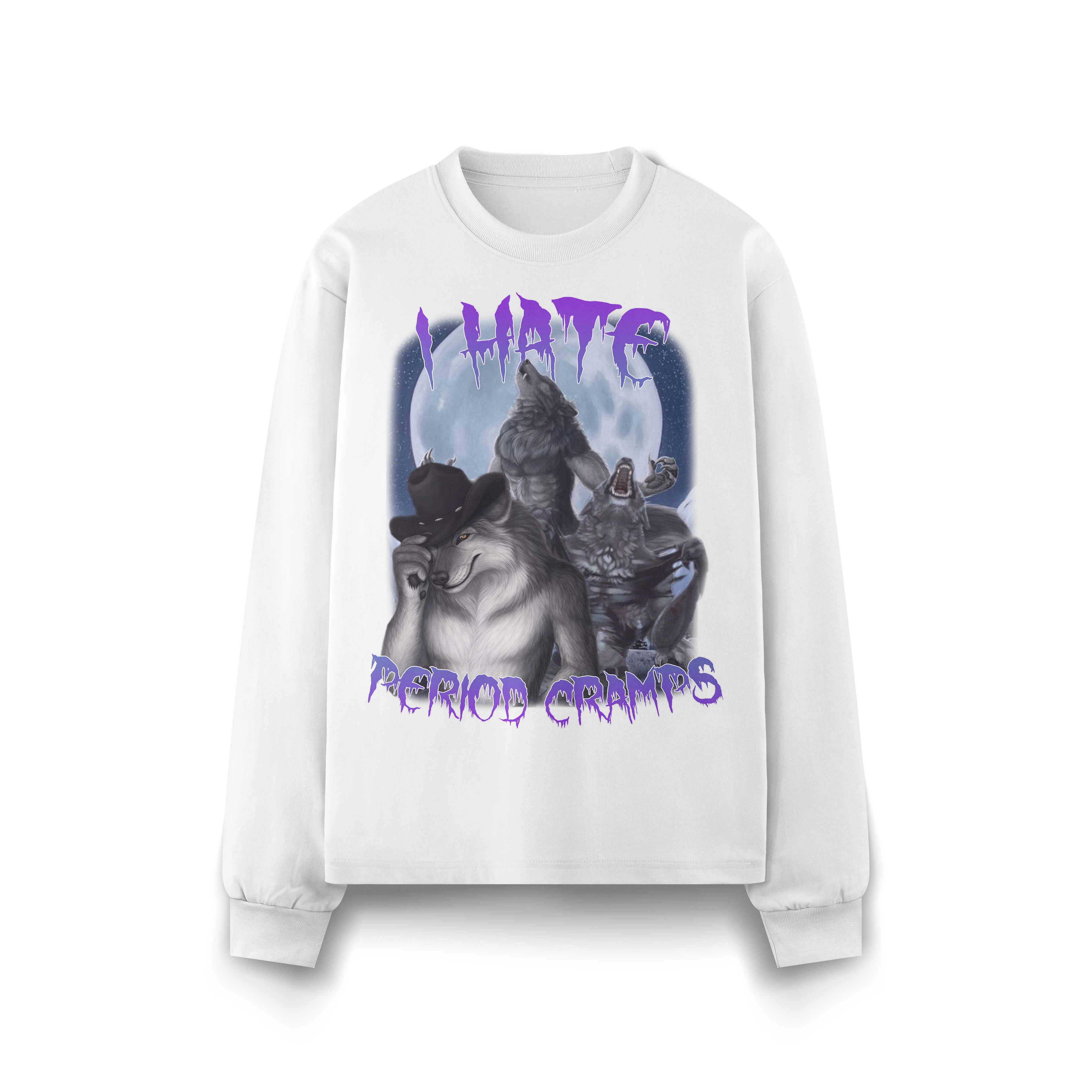 PERIOD CRAMPS HATER SWEATER