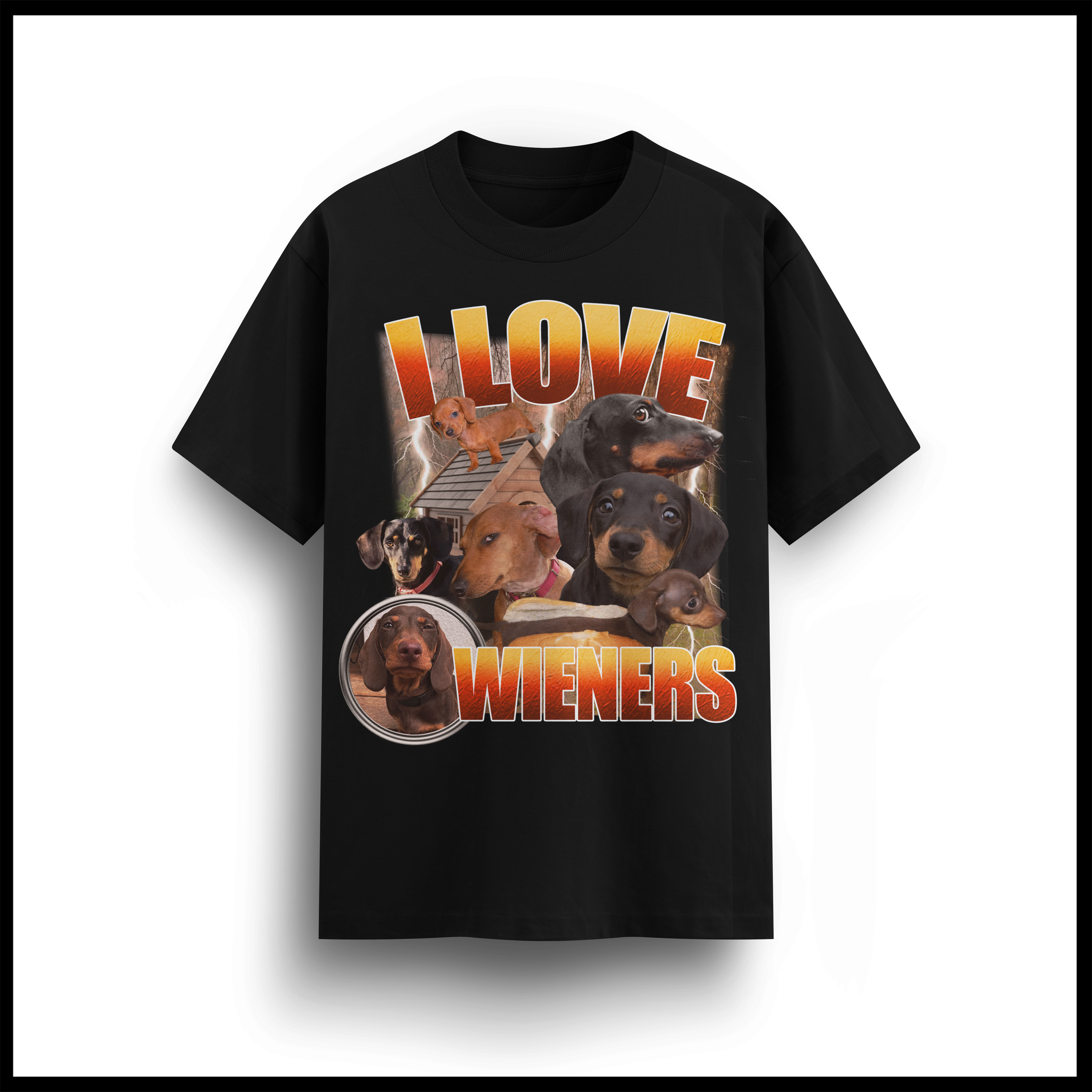 I LOVE WIENERS T-SHIRT
